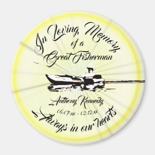 Aimant Mémoire amoureuse d'un grand pêcheur