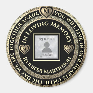 Aimant Mémoire d'amour commémorative