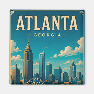 Aimant Mémoire de vacances à Atlanta Géorgie