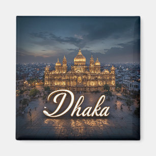 Aimant 🧲 Mémoire de voyage à Dhaka Bangladesh pour les v