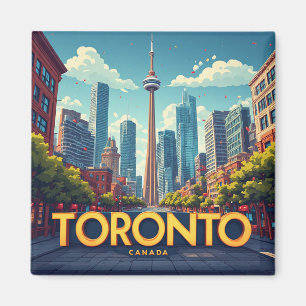 Aimant 🍁 Mémoire de voyage à Toronto Canada
