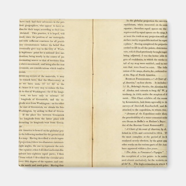 Aimant Mémoires géographiques (Devant)