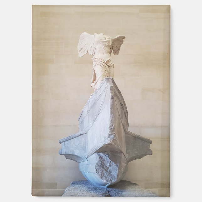 Aimant Mémorabilif de l'Aile de la Victoire de Samothrace (Recto)