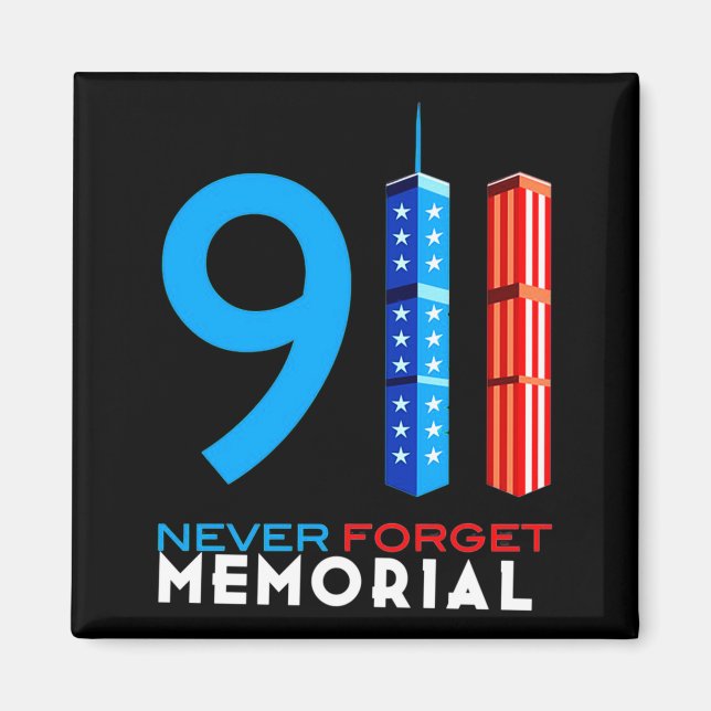Aimant mémorial 911 mémorial 911  (Devant)
