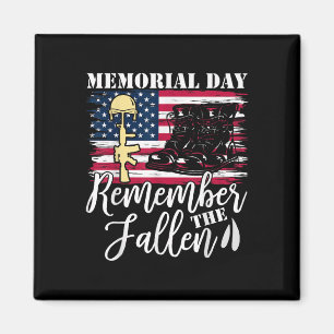 Aimant Memorial Day Souvenez-vous de l'ancien combattant