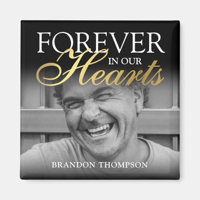 Aimant Mémorial des funérailles de l'or noir (Devant)