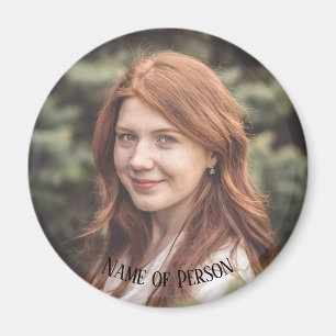 Aimant Mémorial en mémoire d'amour classique élégante pho