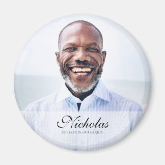 Aimant Mémorial photo classique et simple