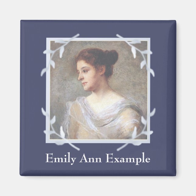 Aimant Mémorial photo personnalisé (Devant)