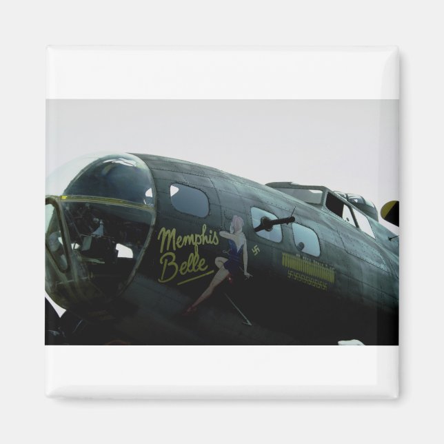 Aimant Memphis Belle, nez art (Devant)