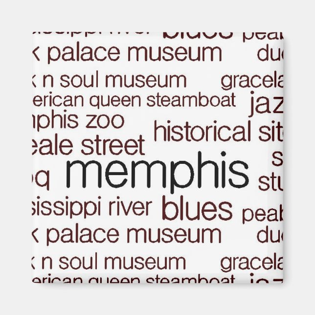 Aimant Memphis en Brown (Devant)