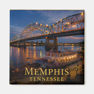 Aimant Memphis Tennessee Blues & Rivière Mississippi