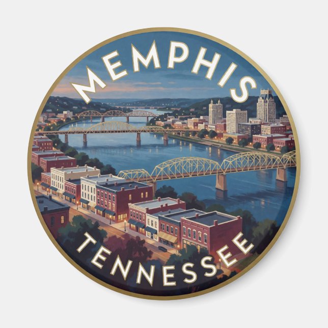 Aimant Memphis Tennessee Centre Riverfront  (Devant)