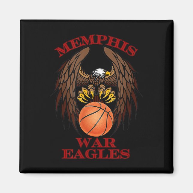 Aimant Memphis War Eagles Basketball Ii (Devant)
