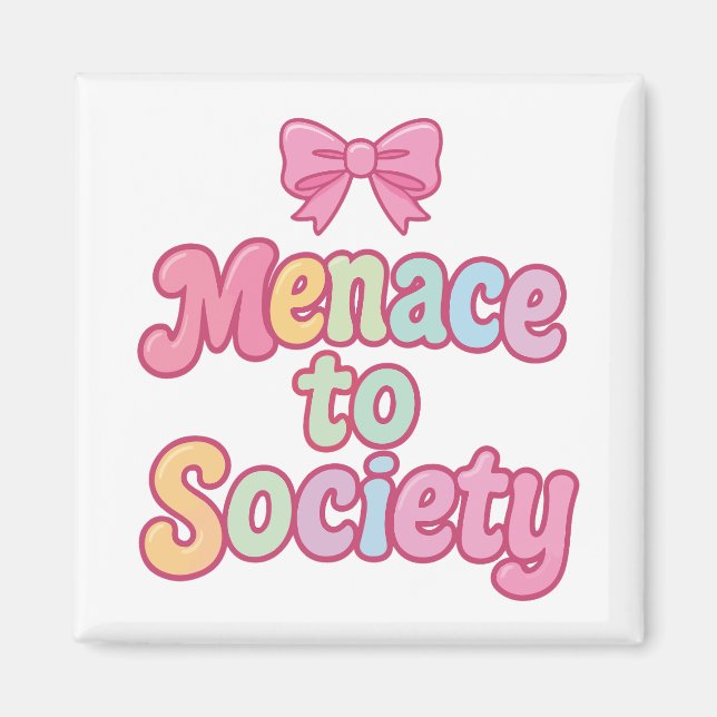 Aimant Menace à la société (Devant)