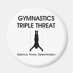 Aimant Menace SUPÉRIEURE de triple de gymnastique