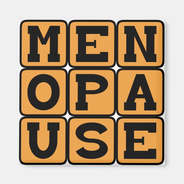 Aimant Ménopause, stade avancé chez la femme (Devant)
