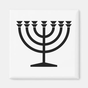 Aimant Menorah juive (symbole du judaïsme)