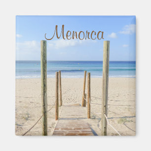 Aimant Menorca Espagne promenade à la plage Voyage