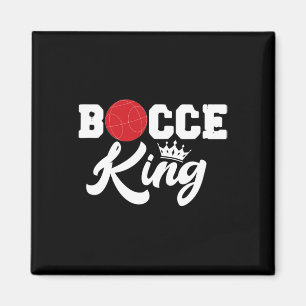 Aimant Mens Bocce King Bocci Joueur Italien Pelouse Ball