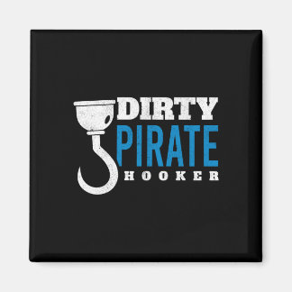 Aimant Mens dirty pirate freebooter caribbean sea thief