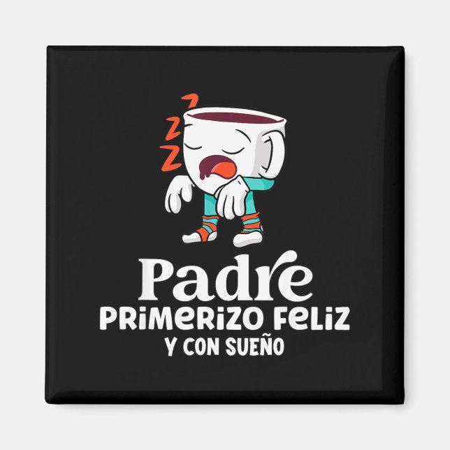 Aimant Mens Funny Spanish Announcing Pregnancy Baby New D (Devant)