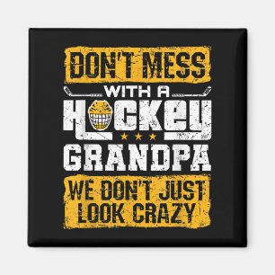 Aimant Mens Hockey Grand-père grand-père Funny Dont Juste