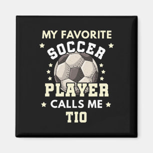 Aimant Mens Mon Joueur De Football Préféré M'appelle Tio