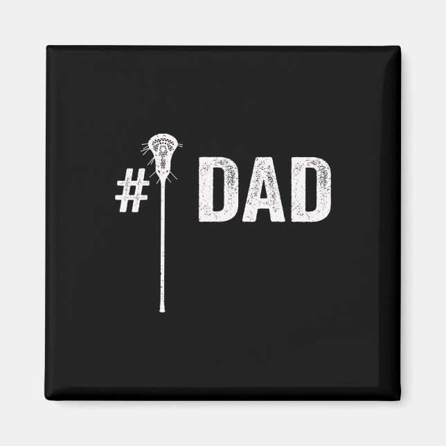 Aimant Mens Numéro Un Papa De Crosse (Devant)