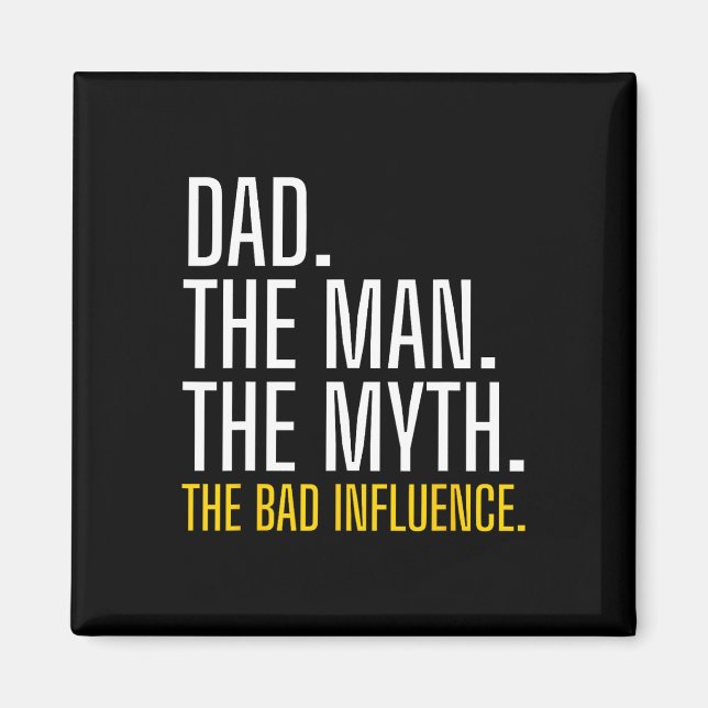 Aimant Mens Père&# ; s Jour Papa L'Homme Le Mythe Le D Da (Devant)