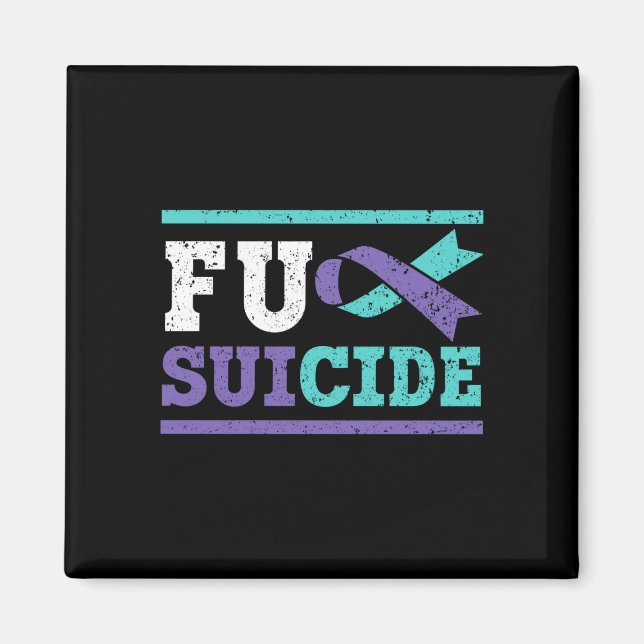Aimant Mens prevention awareness mental health depression (Devant)