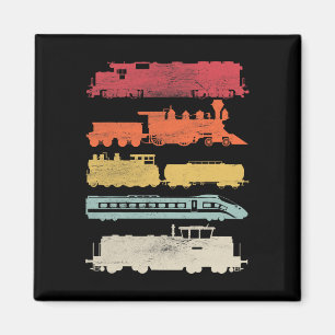 Aimant Mens Retro Trains Amateurs Train Vintage Ch