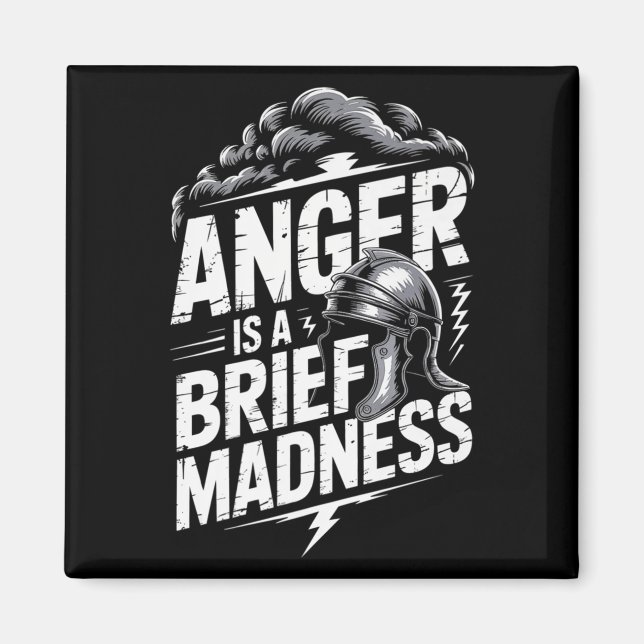 Aimant Mens Seneca stoïque Philosoper Citation Motivation (Devant)