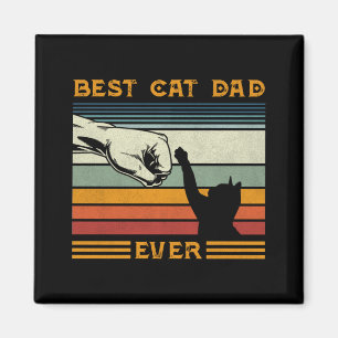 Aimant Mens Vintage Meilleur Chat Papa Jamais Bump Amoure
