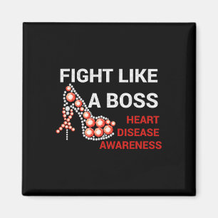 Aimant Mental Health Apparel Fight Like A Boss Heart Dise