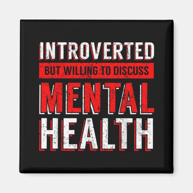 Aimant Mental Health Awareness Depression  (Devant)