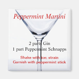 Aimant Menthe poivrée Martini
