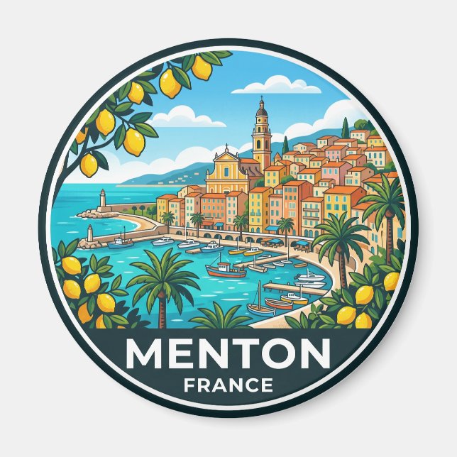 Aimant Menton France (Devant)