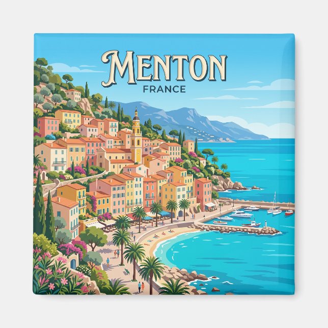Aimant Menton France (Devant)