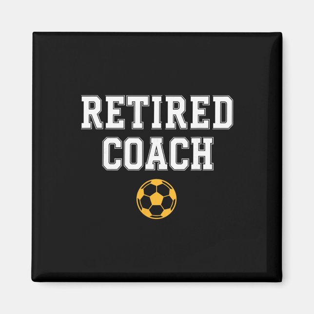 Aimant Mentor d'équipe de football à la retraite  (Devant)
