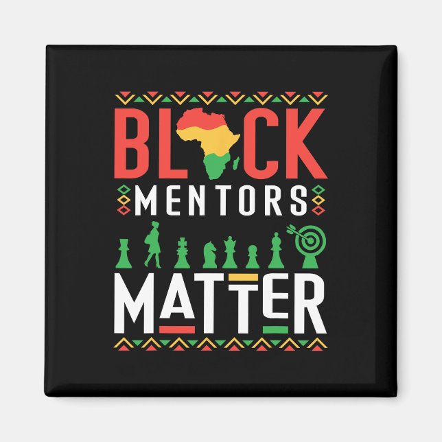 Aimant Mentors du Mois de l'Histoire des Noirs Problème A (Devant)