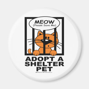 Aimant Meow (sauvez-moi)