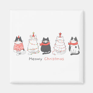 Aimant Meowy Christmas Cats