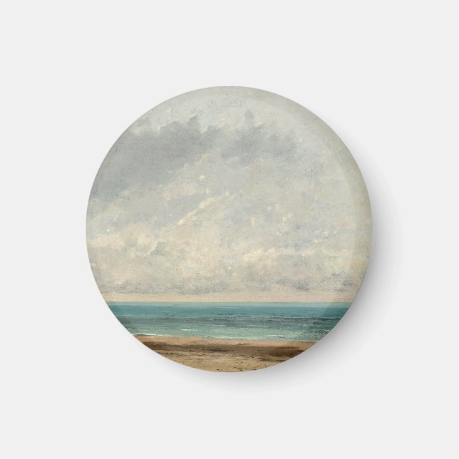 Aimant Mer calme – Gustave Courbet (Devant)