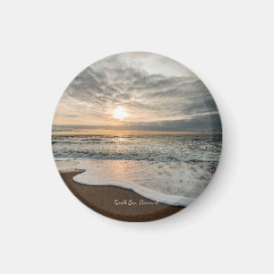 Aimant Mer du Nord, Danemark coucher de soleil pittoresqu