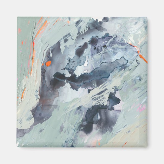 Aimant Mer polyphonique - Bleu (Devant)