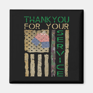 Aimant Merci de la fête des anciens combattants pour votr