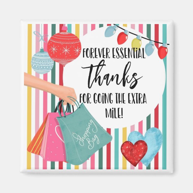 Aimant merci d'être allé plus loin au conducteur de livra (Devant)