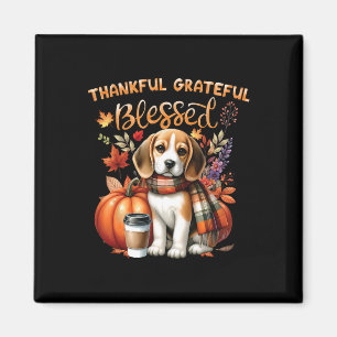 Aimant Merci gracieux Beagle Chien Heureux Chute Y'