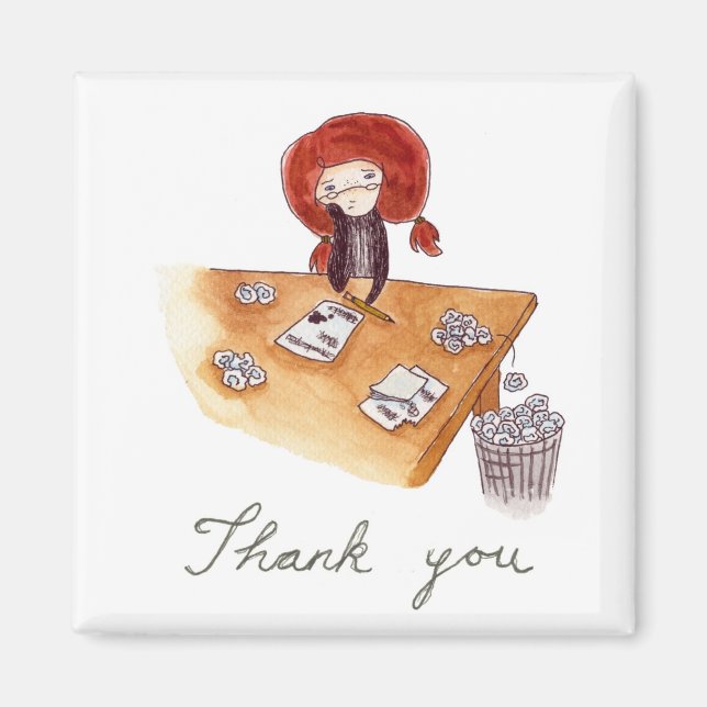 Aimant Merci magnétique (Devant)